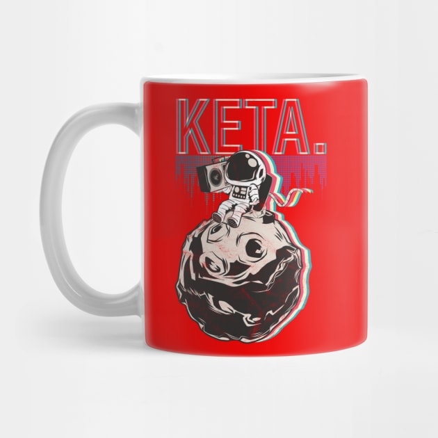 Techno Electro Music Keta Astronaut by avshirtnation